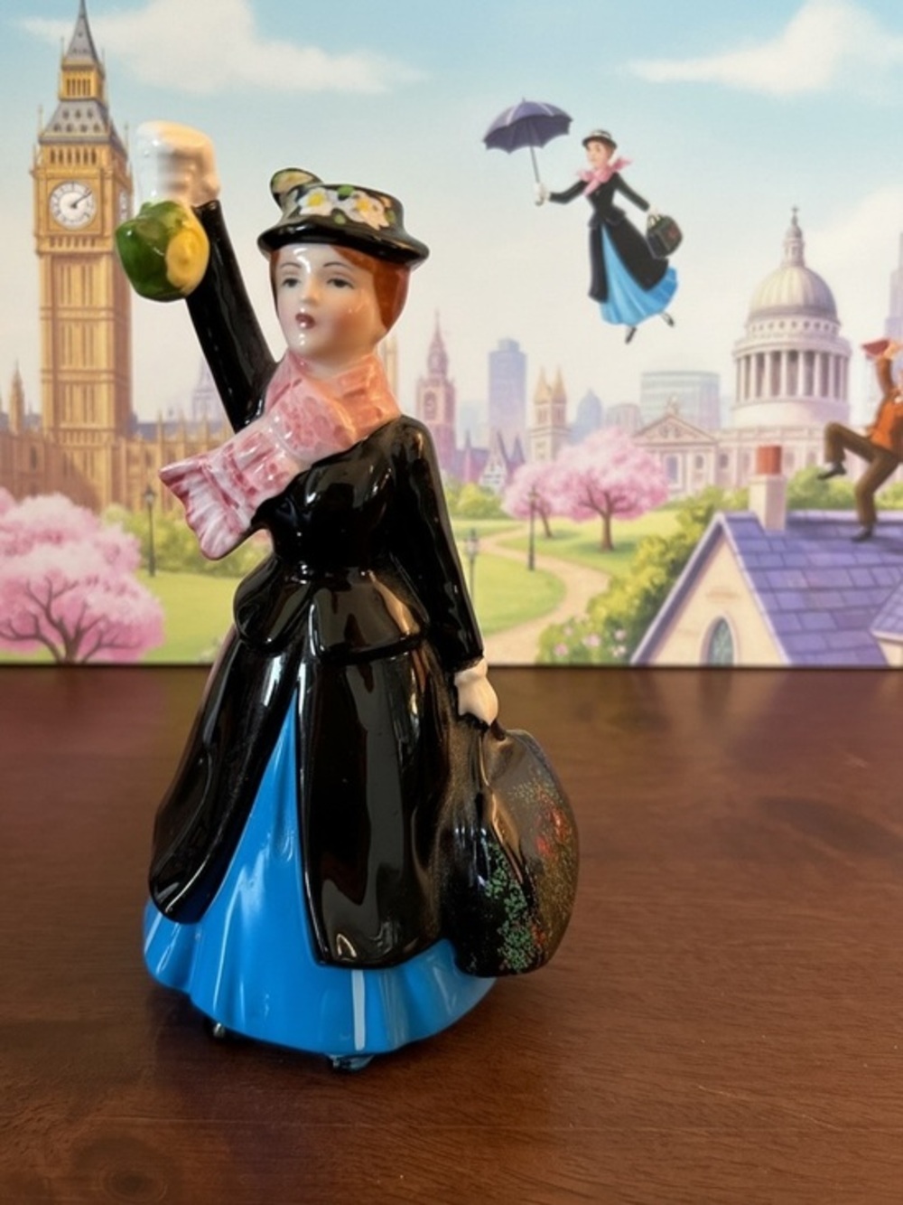 Vintage Disney  Ceramic Mary Poppins Figurine